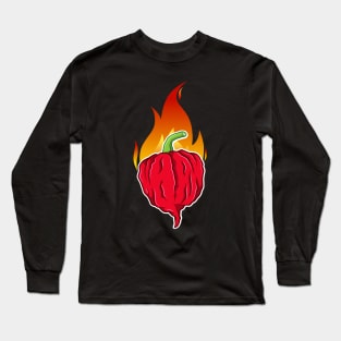 Carolina Reaper Hot Chili Long Sleeve T-Shirt